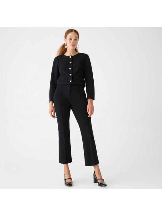 J. Crew Pants - J.Crew Demi-boot Pant in Italian Ponte size 0 Black Office Pants